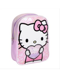 Zaino olografico Hello Kitty Cuore – 25x32 cm, brillante e super trend