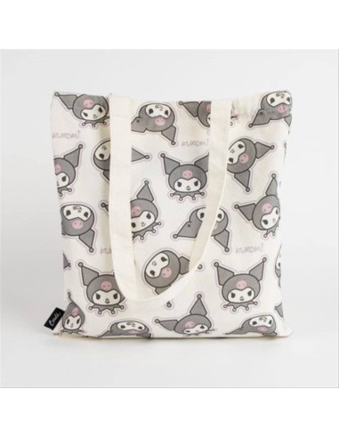 Borsa tote Kuromi – 36x40 cm, stile kawaii con carattere!