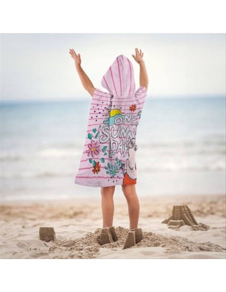Poncho mare Peppa Pig Sunny Day – 50x115 cm, perfetto per giornate di 