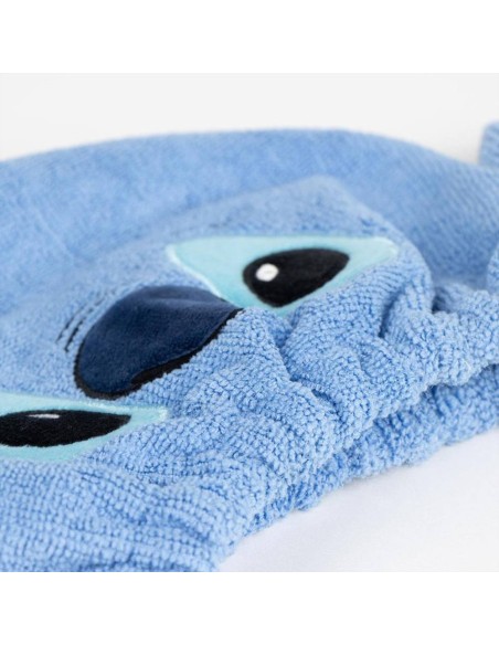 Cuffia Asciugamano per Capelli in Microfibra STITCH 🐾 – Comfort e Sti
