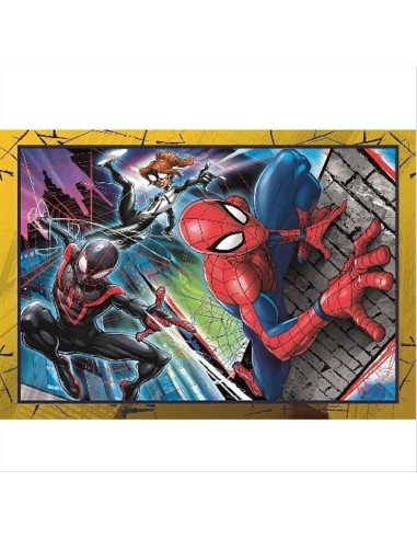 Puzzle 4 in 1 Spiderman Clementoni – SuperColor, dai 3 anni in su