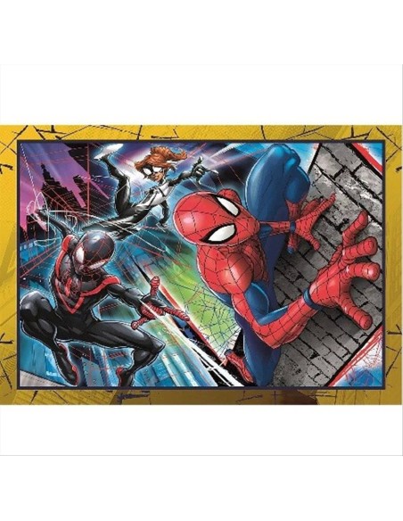 Puzzle 4 in 1 Spiderman Clementoni – SuperColor, dai 3 anni in su