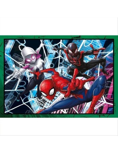 Puzzle 4 in 1 Spiderman Clementoni – SuperColor, dai 3 anni in su