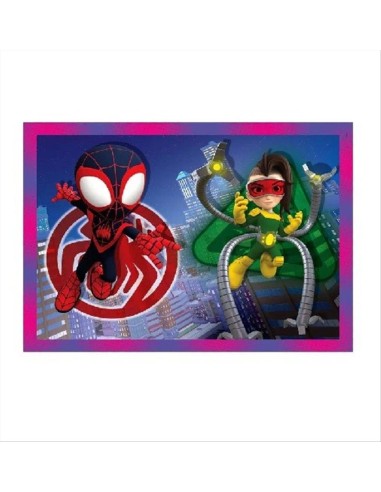 Puzzle 4 in 1 Spidey Clementoni – SuperColor, dai 3 anni in su