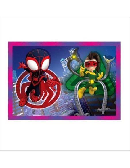 Puzzle 4 in 1 Spidey Clementoni – SuperColor, dai 3 anni in su