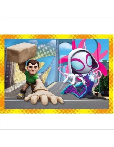 Puzzle 4 in 1 Spidey Clementoni – SuperColor, dai 3 anni in su