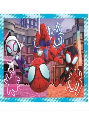 Puzzle 4 in 1 Spidey Clementoni – SuperColor, dai 3 anni in su