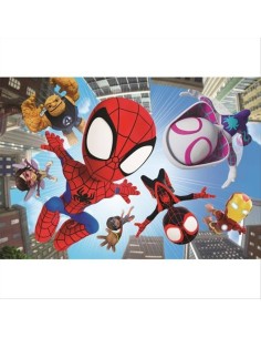 Puzzle 104 pezzi Spiderman United Clementoni – SuperColor, dai 4 anni 2