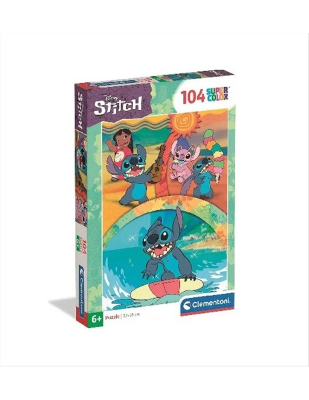 Puzzle 104 pezzi STITCH e ANGEL Clementoni