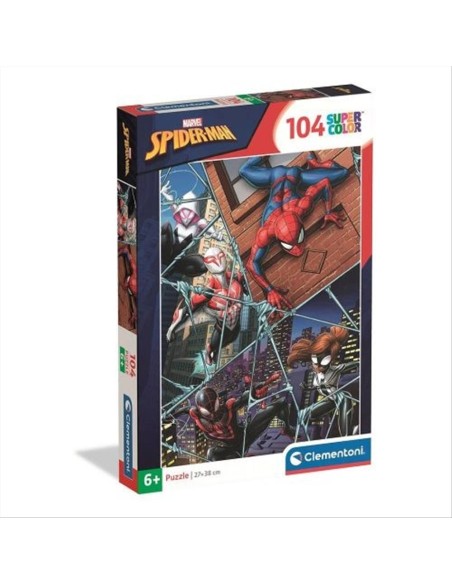 Puzzle 104 pezzi Spiderman Clementoni – SuperColor, dai 6 anni in su