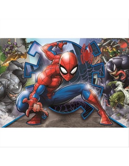Puzzle 104 pezzi Spiderman contro tutti Supercolor
