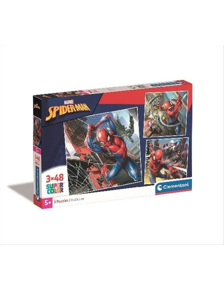 Set Puzzle 3x48 pezzi SPIDERMAN Clementoni