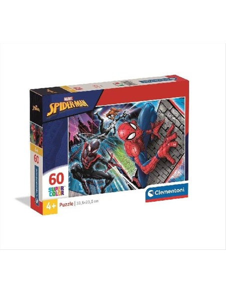 Puzzle 60 pezzi SPIDERMAN Trio in Action Clementoni 4+
