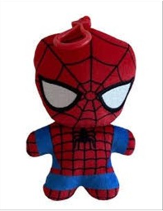 Peluche 3D Spiderman con gancio – L’eroe Marvel sempre con te!