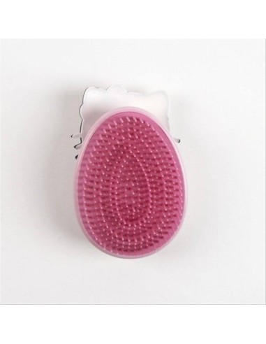 Spazzola per capelli compatta 3D Hello Kitty – 9x7 cm, adorabile e pro