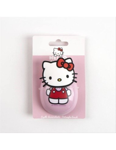 Spazzola per capelli compatta 3D Hello Kitty – 9x7 cm, adorabile e pro
