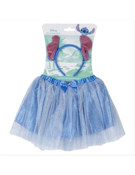 Set gonna e fascia Stitch – Outfit Disney adorabile per bambini!