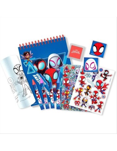 Set Cancelleria 12pz con Custodia 3D SPIDERMAN – Creatività ovunque!