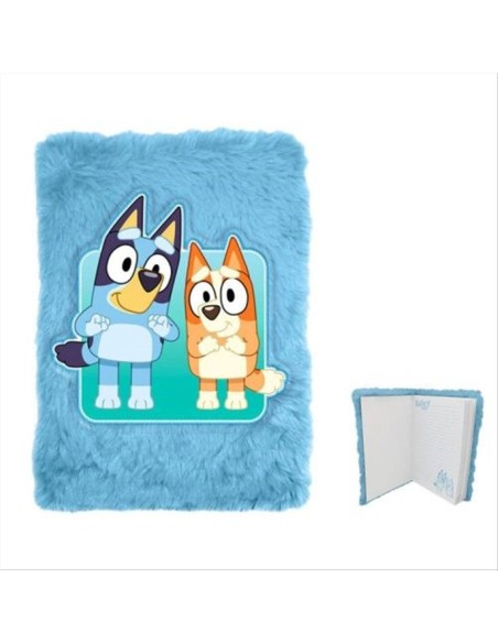 Agenda A5 Bluey in peluche – Diario morbido per piccoli fan