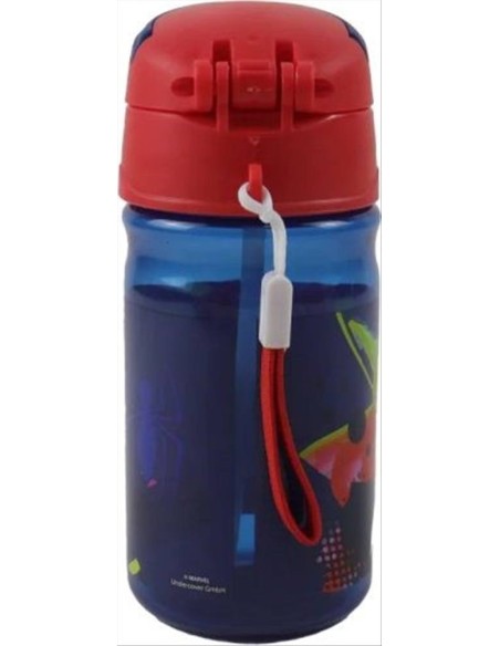 Borraccia SPIDERMAN con cannuccia 350ml – Sicura e pratica per ogni av