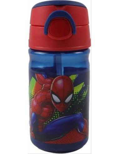 Borraccia SPIDERMAN con cannuccia 350ml – Sicura e pratica per ogni av
