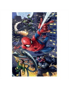 Puzzle 180 pezzi Spiderman Contro Tutti – Clementoni SuperColor, 7+ 2