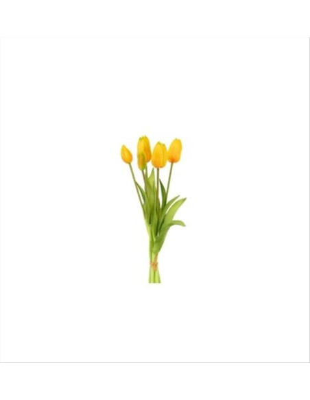 Tulipani S 5 Real Touch Giallo – Bellezza che Non Sfiorisce! 🌷