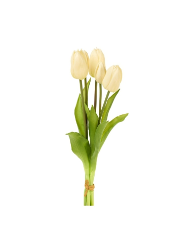 Tulipani S 5 Real Touch Bianco – Bellezza che Non Sfiorisce! 🌷