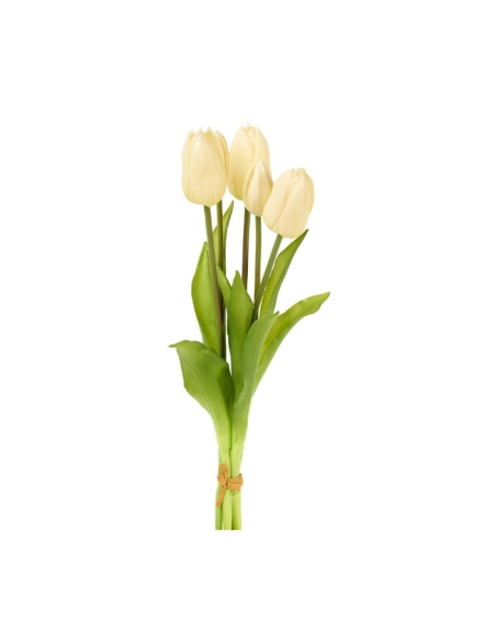 Tulipani S 5 Real Touch Bianco – Bellezza che Non Sfiorisce! 🌷