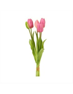 Tulipani S 5 Real Touch Rosa Scuro – Bellezza che Non Sfiorisce! 🌷