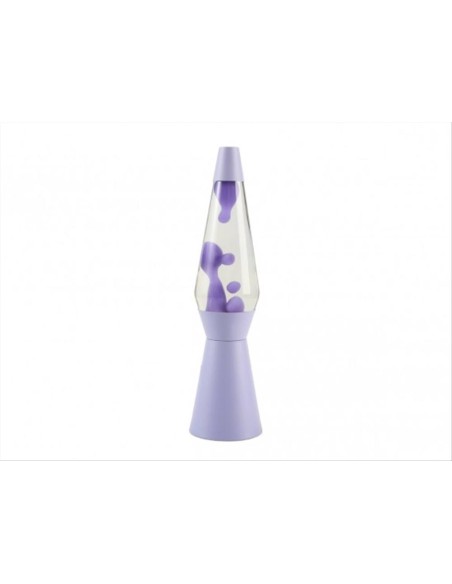 Lampada Lava LED Spaceship Viola Pastello H40cm – Design Astronautico 