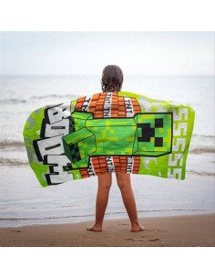 Telo mare Minecraft – 70x140 cm, avventura in spiaggia a blocchi! 2