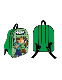 Zainetto 3D Minecraft 30cm – Avventura a cubetti sempre con te! 🎒🟫🧱