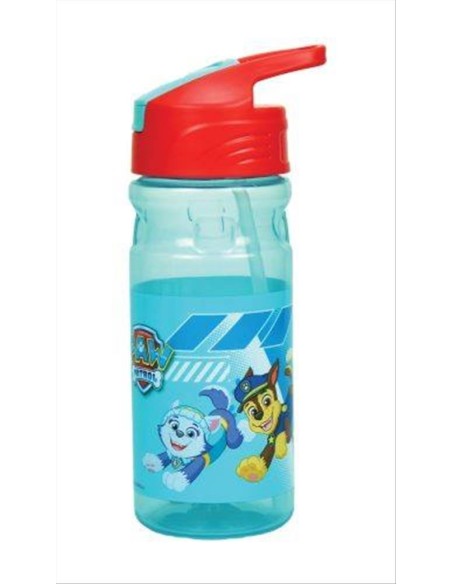 Borraccia con Cannuccia 500ML PAW PATROL – Ideale per Bambini in Movim