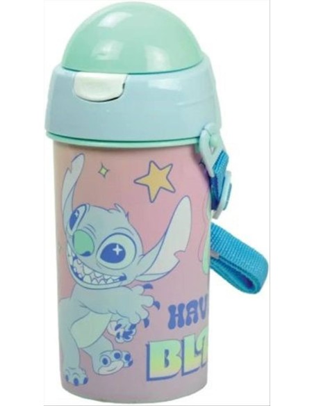 Borraccia Stitch 500ml – Pratica, leggera e tutta da coccolare! 💙🧃🌺