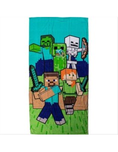 Telo Mare Minecraft 70x140cm – Pronto per l’avventura anche in spiaggi