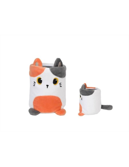 Portapenne Plush GATTO ARANCIONE - Morbido e Adorabile!