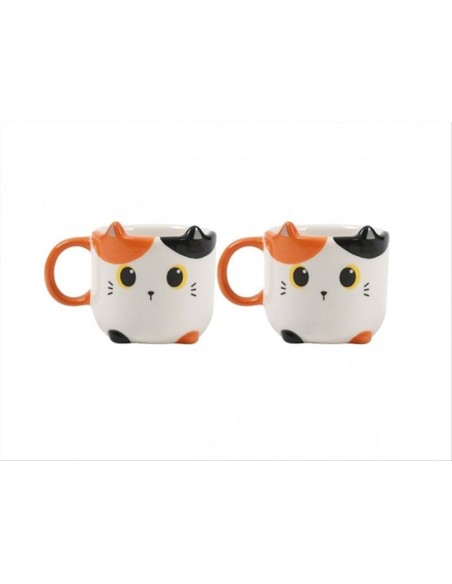 Set 2 Tazzine Espresso Gatto Arancione Tricolore 🐱 – Per un caffè ten Set 2 Tazzine Espresso Gatto Arancione Tricolore 🐱 – Per un caffè ten