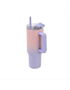 Travel Mug Termica 1,2L Rosa e Lilla 💖 Caldo 10h   Freddo 24h – iDrin