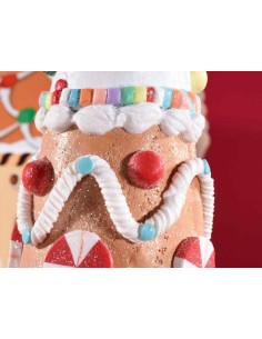 Albero di Natale in Resina Marzapane Glassato con Glitter H67cm 🎄✨ 2