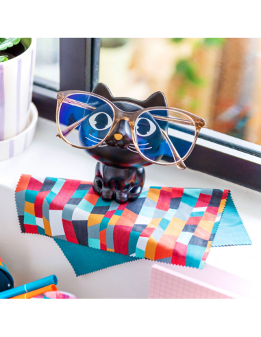 Poggia Occhiali GATTO Nero 🐱🖤 – Portaocchiali Stabile e Decorativo