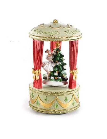 Carillon con ballerina e albero natalizio Art From Italy