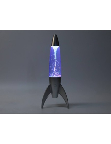 Lampada Razzo LED Tornado – Grigio Satinato H36 cm iTotal