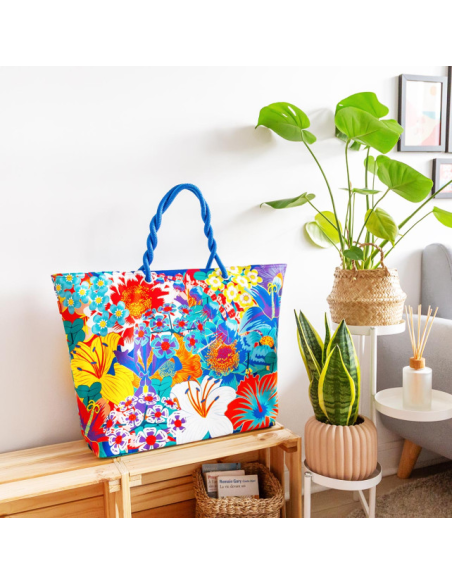 Borsa da mare BOUQUET 🌺 2 Misure – Capiente, Colorata e Pratica | Pyl