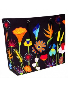 Borsa da Mare Jardin Fleuri 🌼 2 Misure – Colorata, Capiente e Imperdi