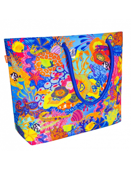 Borsa da Mare RÉCIF 🌊 2 Misure – Fantasia Marina E Extra Spazio | Pyl