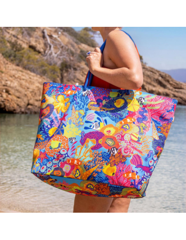 Borsa da Mare RÉCIF 🌊 2 Misure – Fantasia Marina E Extra Spazio | Pyl