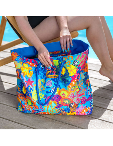 Borsa da Mare RÉCIF 🌊 2 Misure – Fantasia Marina E Extra Spazio | Pyl
