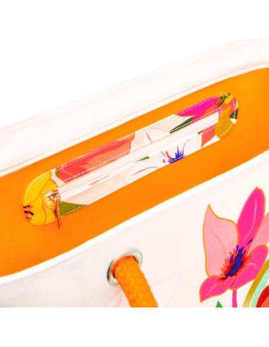 Borsa da Mare TULIPES 🌷 2 Misure – Stile Floreale e Spazio Extra | Py