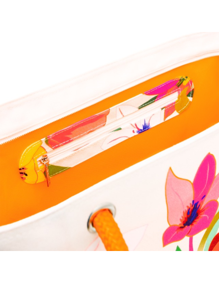 Borsa da Mare TULIPES 🌷 2 Misure – Stile Floreale e Spazio Extra | Py